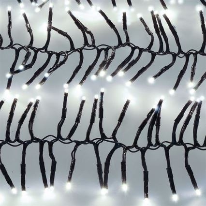 LED āra virtene 576xLED/8 funkcijas 8m IP44 auksti balta + ar tālvadību