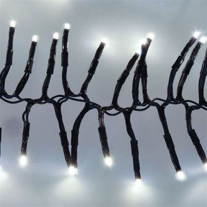 LED āra virtene 576xLED/8 funkcijas 8m IP44 auksti balta + ar tālvadību