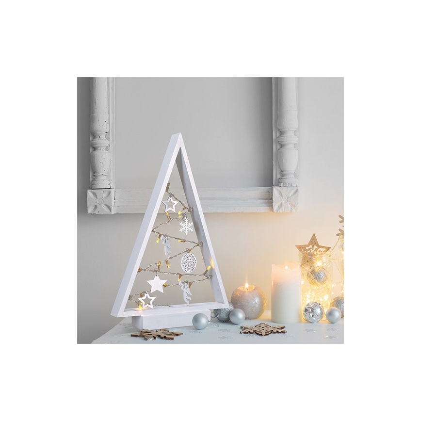 LED Ziemassvētku rotājums 15xLED/2xAA