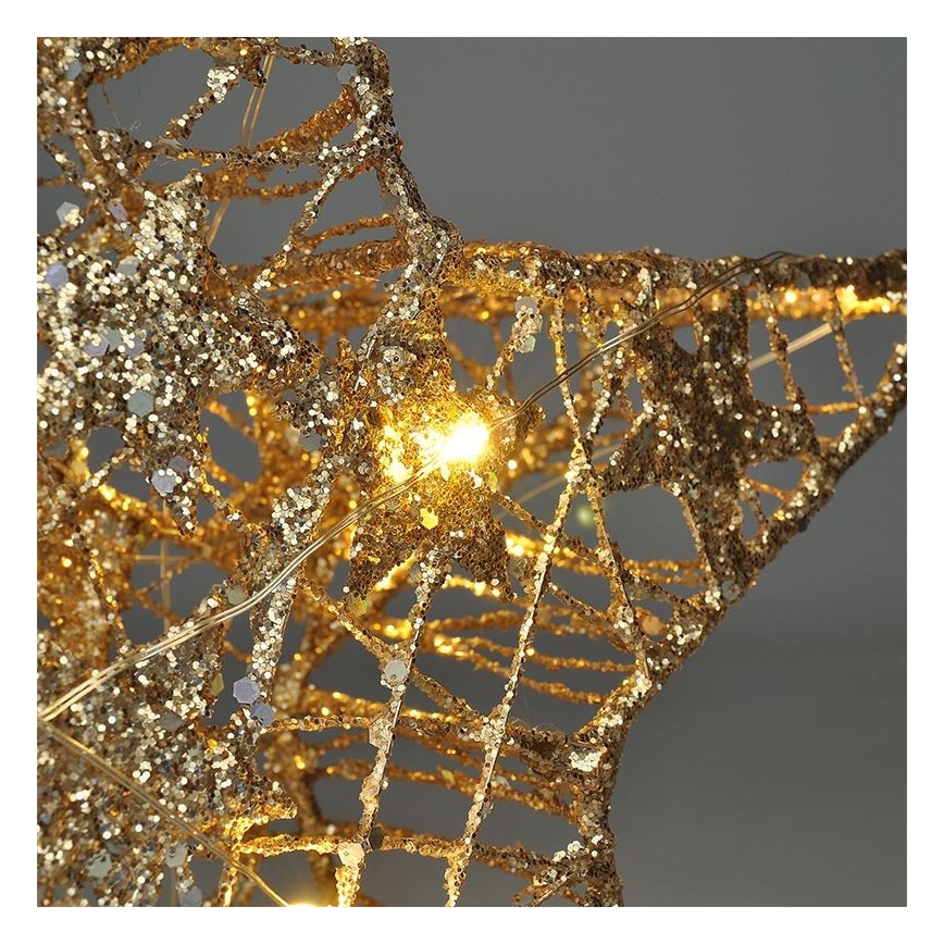 LED Ziemassvētku dekorācija 14xLED/2xAA zvaigzne