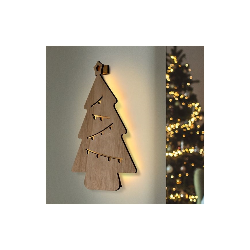 LED Ziemassvētku rotājums LED/2xAA koks