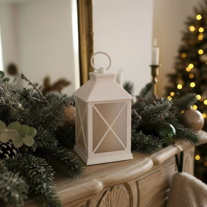 LED Ziemassvētku laterna LED/2xAA silti balta