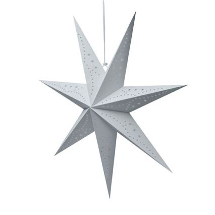 LED Ziemassvētku dekors 20xLED/2xAA siltā baltā krāsā, sudraba zvaigzne