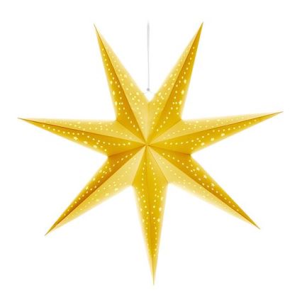 LED Ziemassvētku dekorācija 20xLED/2xAA, 60 cm, siltā baltā krāsā, zelta zvaigzne