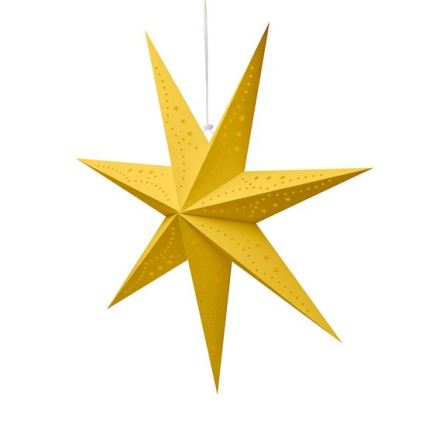 LED Ziemassvētku dekorācija 20xLED/2xAA, 60 cm, siltā baltā krāsā, zelta zvaigzne