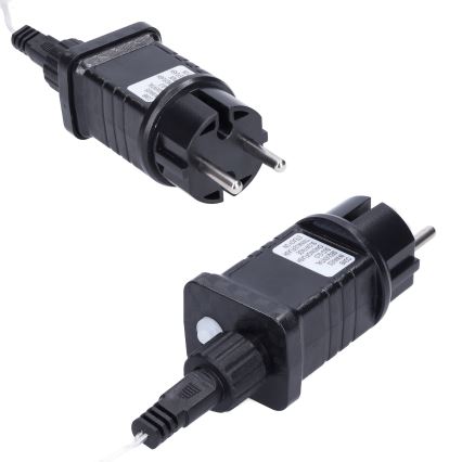 LED Ziemassvētku āra aizkars 360xLED/8 funkcijas 15m IP44 silti balts