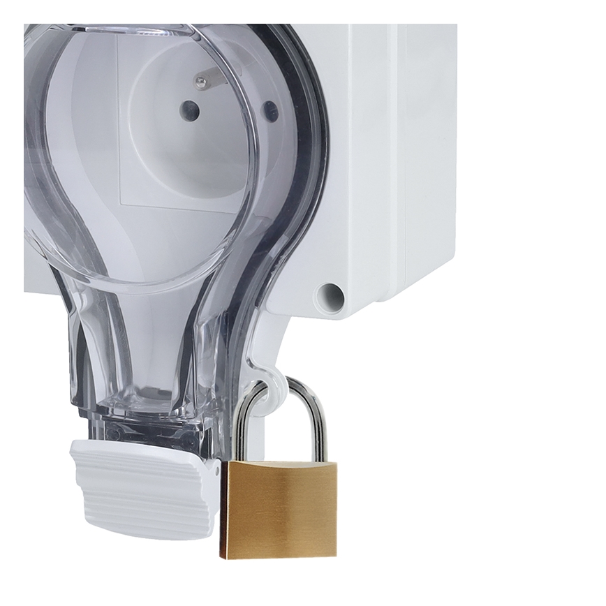 Kontaktligzda mitrai videi ar slēdzi, 230 V/16 A, IP66