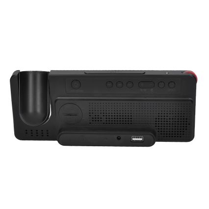 Laika stacija ar LCD displeju, modinātāju un projektoru 5V/2xAA + 3xAA
