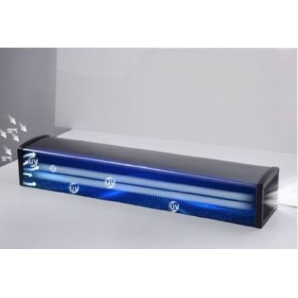 Netiešās darbības UV lampa ar dezinfekcijas efektu 2G11/36W/230V/2x AAA + tālvadības pults
