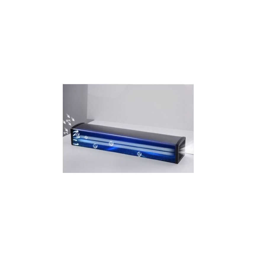Netiešās darbības UV lampa ar dezinfekcijas efektu 2G11/36W/230V/2x AAA + tālvadības pults