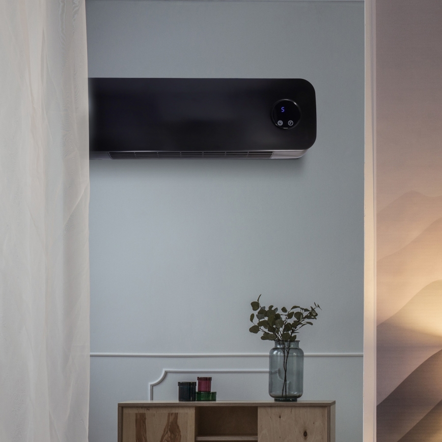 Keramiska vannas istabas sildierīce 1000/2000 W/230 V IP24 + tālvadība