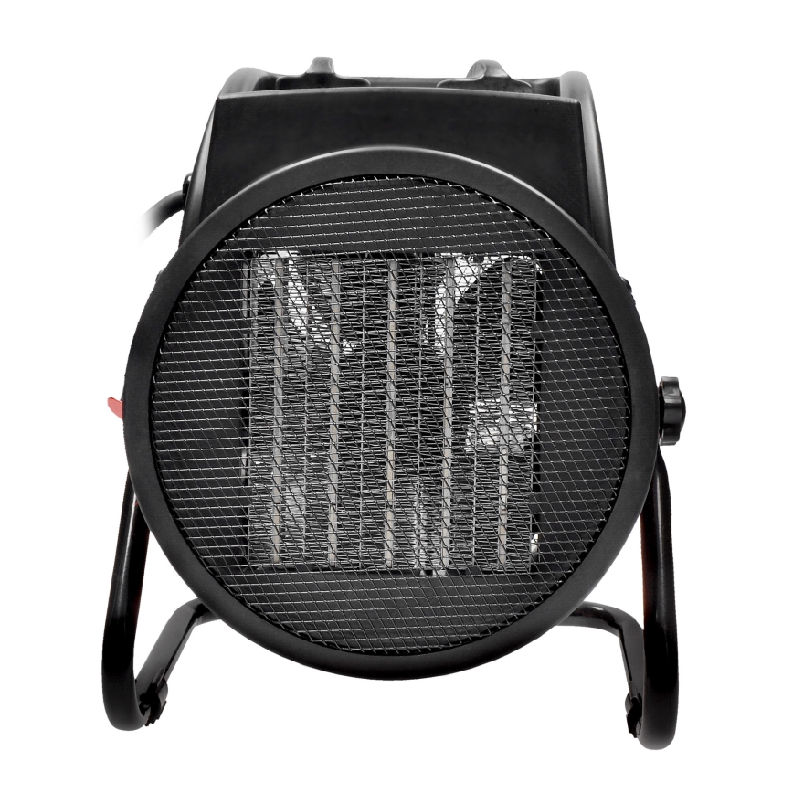 Grīdas ventilators ar keramikas sildītāju 3000W/230V melns