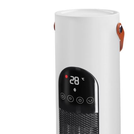 Torņa ventilators ar sildīšanas elementu 2000W/230V + tālvadība