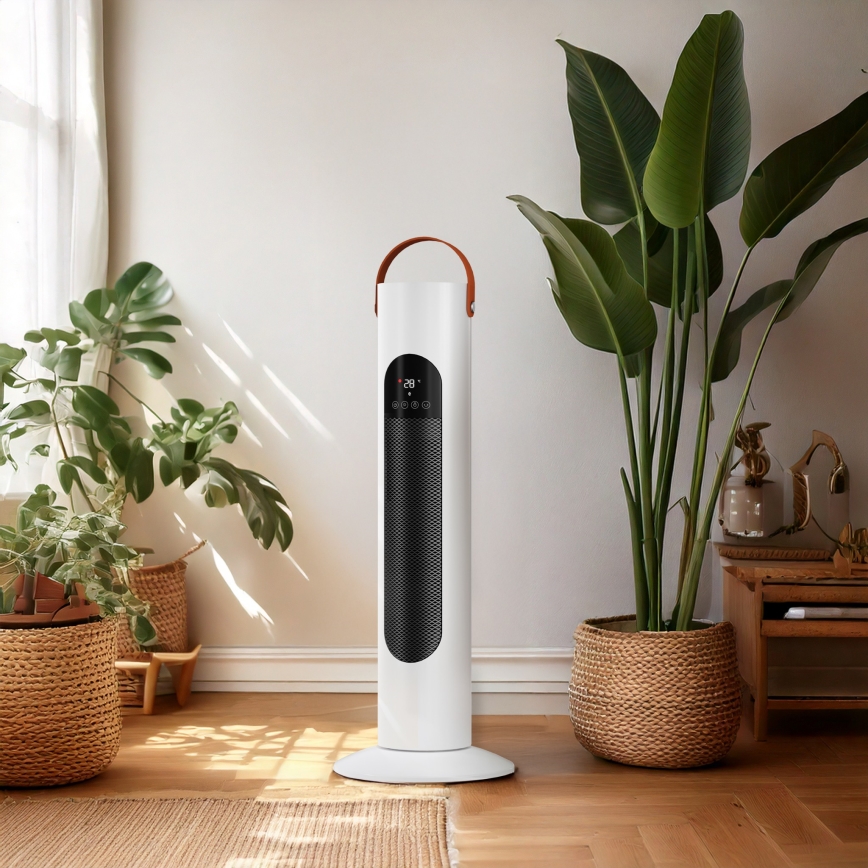 Torņa ventilators ar sildīšanas elementu 2000W/230V