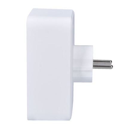 Strāvas sadalītājs 1x16A+2x 2,5A ar 2xUSB A+C lādētāju balts
