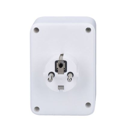 Strāvas sadalītājs 1x16A+2x 2,5A ar 2xUSB A+C lādētāju balts