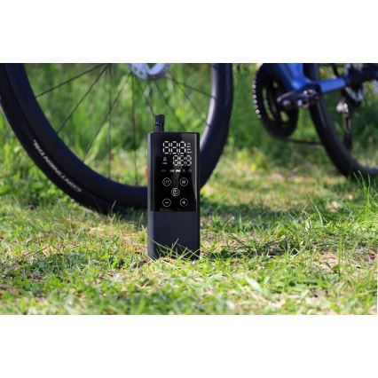 Digitālais kabatas kompresors 2000 mAh 5V melns