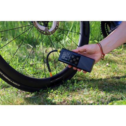 Digitālais kabatas kompresors 2000 mAh 5V melns