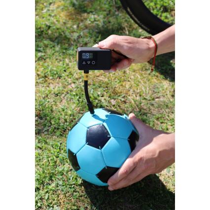 Digitālais kabatas kompresors 2000 mAh 5V melns