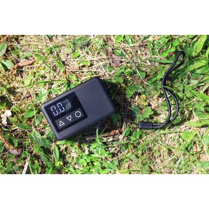 Digitālais kabatas kompresors 500 mAh 5V melns