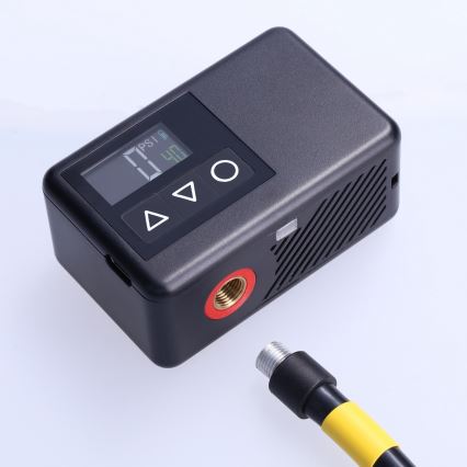 Digitālais kabatas kompresors 500 mAh 5V melns