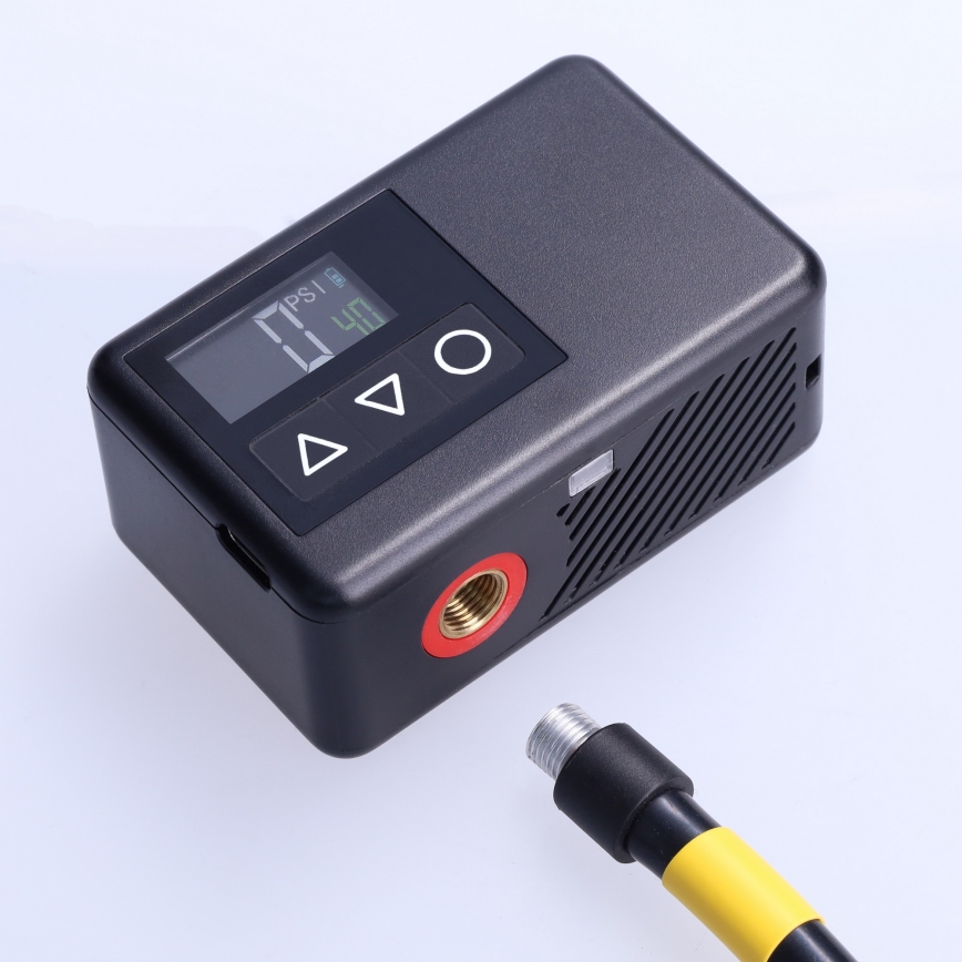Digitālais kabatas kompresors 500 mAh 5V melns