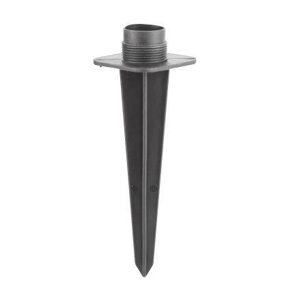 Āra lampa ar 2 kontaktligzdām 1xE14/15W/230V IP44 melna