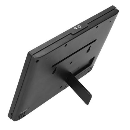 Laika stacija ar krāsainu displeju, 5V/2xAAA, melna