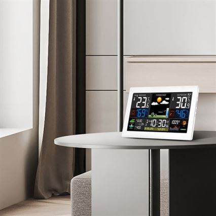 Meteostacija ar krāsainu LCD displeju 5V/2xAA + 2xAA