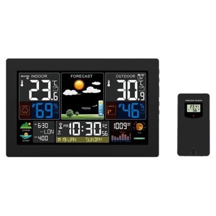 Meteostacija ar krāsainu LCD displeju 2xAA/5V