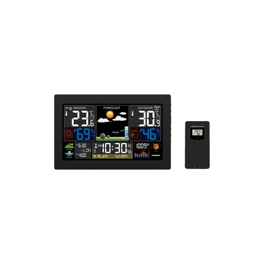 Meteostacija ar krāsainu LCD displeju 2xAA/5V