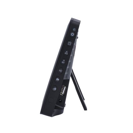 Profesionāla meteostacija ar krāsainu LCD displeju 5V/2xAA + 3xAA + 2xAA Wi-Fi Tuya