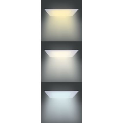 LED griestu iebūvējamais gaismeklis LED/12W/230V 3000/4000/6000K 17x17 cm balts