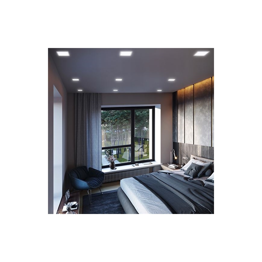 LED iebūvējamais griestu gaismeklis LED/24W/230V 3000/4000/6000K 30x30 cm balts