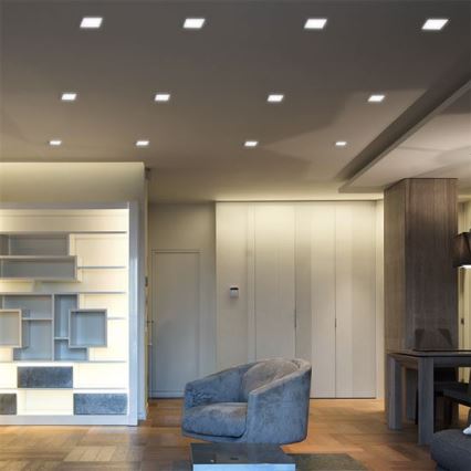 LED iebūvējamais griestu gaismeklis LED/24W/230V 3000/4000/6000K 30x30 cm balts