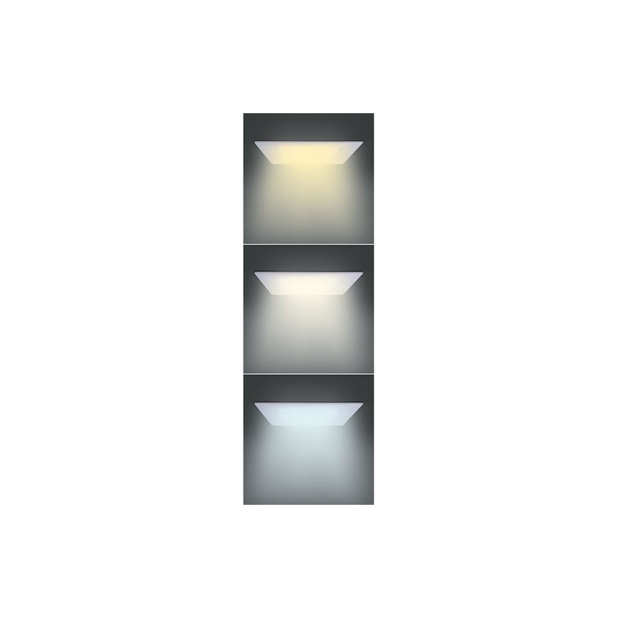 LED iebūvējamais griestu gaismeklis LED/24W/230V 3000/4000/6000K 30x30 cm balts