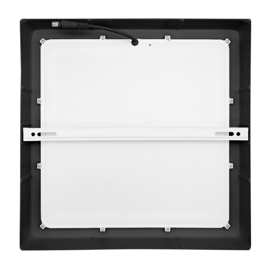 LED Griestu lampa LED/24W/230V 3000/4000/6000K melna, stūraina