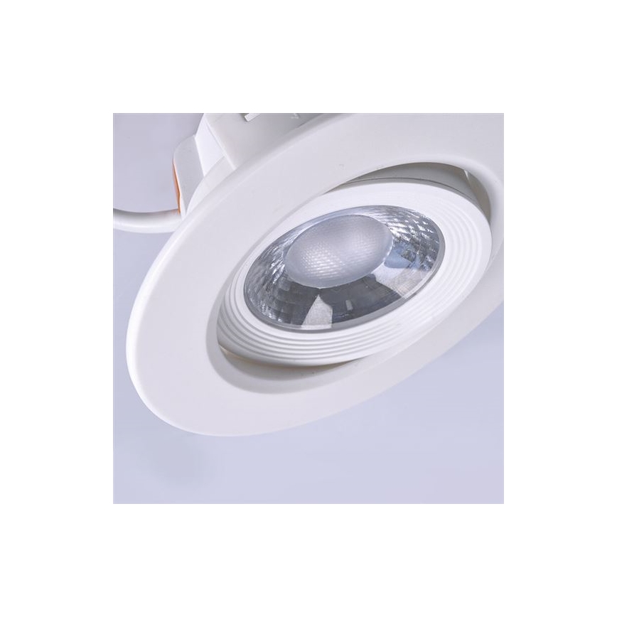 LED iebūvējams griestu gaismeklis LED/9W/230V 3000K