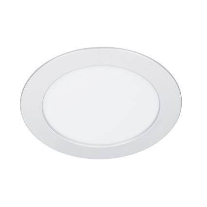 LED virsmas/iebūvējamais panelis 2in1 LED/12W/230V 3000/4000/6000K Ø17 cm IP54 sudraba