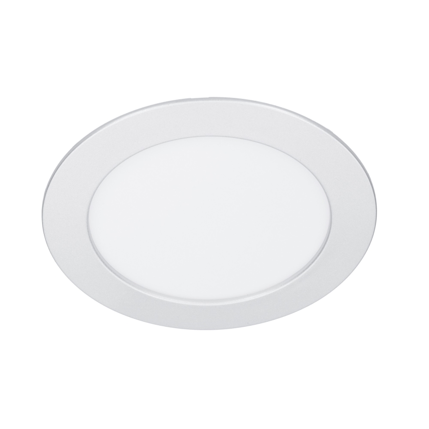 LED virsmas/iebūvējamais panelis 2in1 LED/12W/230V 3000/4000/6000K Ø17 cm IP54 sudraba