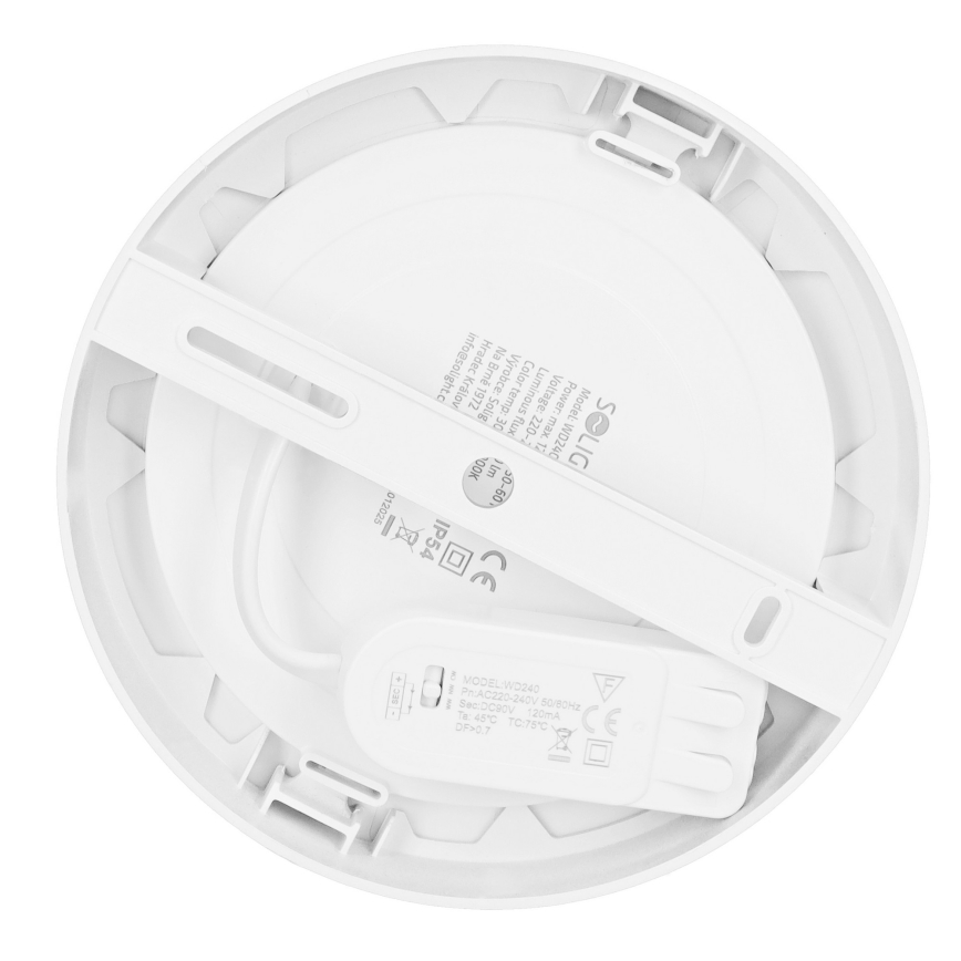 LED virsmas/iebūves panelis 2in1 LED/12W/230V 3000/4000/6000Kpr.17cm IP54 balts