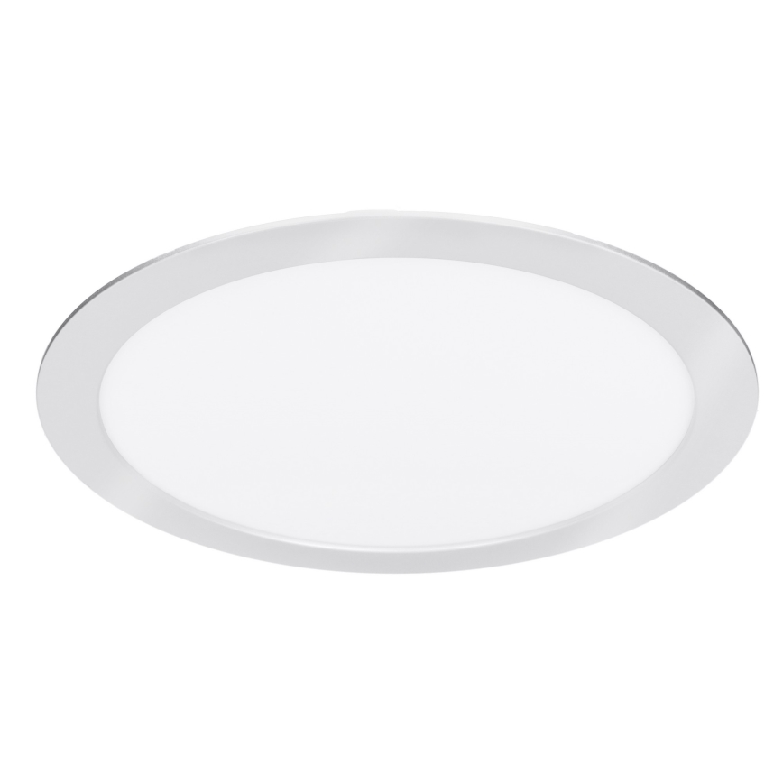 LED virsmas/iebūvējamais panelis 2 vienā 18W/230V 3000/4000/6000K Ø 22,5 cm IP54 sudraba