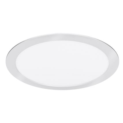 LED virsmas/iebūvējamais griestu panelis 2in1 24W/230V 3000/4000/6000K Ø 30 cm IP54 sudraba
