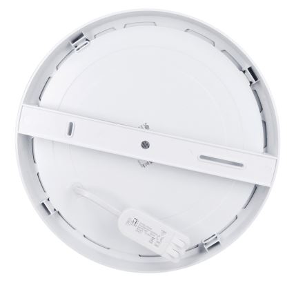 LED virsmas/iebūvējamais griestu panelis 2in1 24W/230V 3000/4000/6000K Ø 30 cm IP54 sudraba