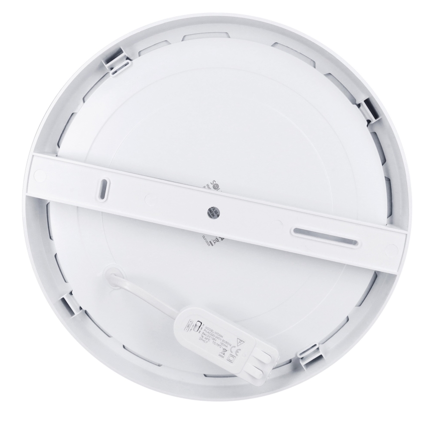 LED virsmas/iebūvējamais griestu panelis 2in1 24W/230V 3000/4000/6000K Ø 30 cm IP54 sudraba