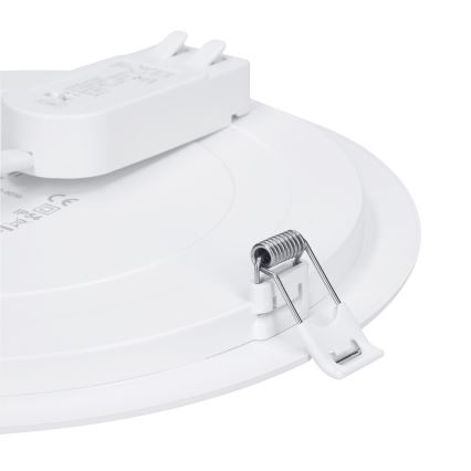 LED virsmas/iebūvējamais griestu panelis 2in1 24W/230V 3000/4000/6000K Ø 30 cm IP54 sudraba