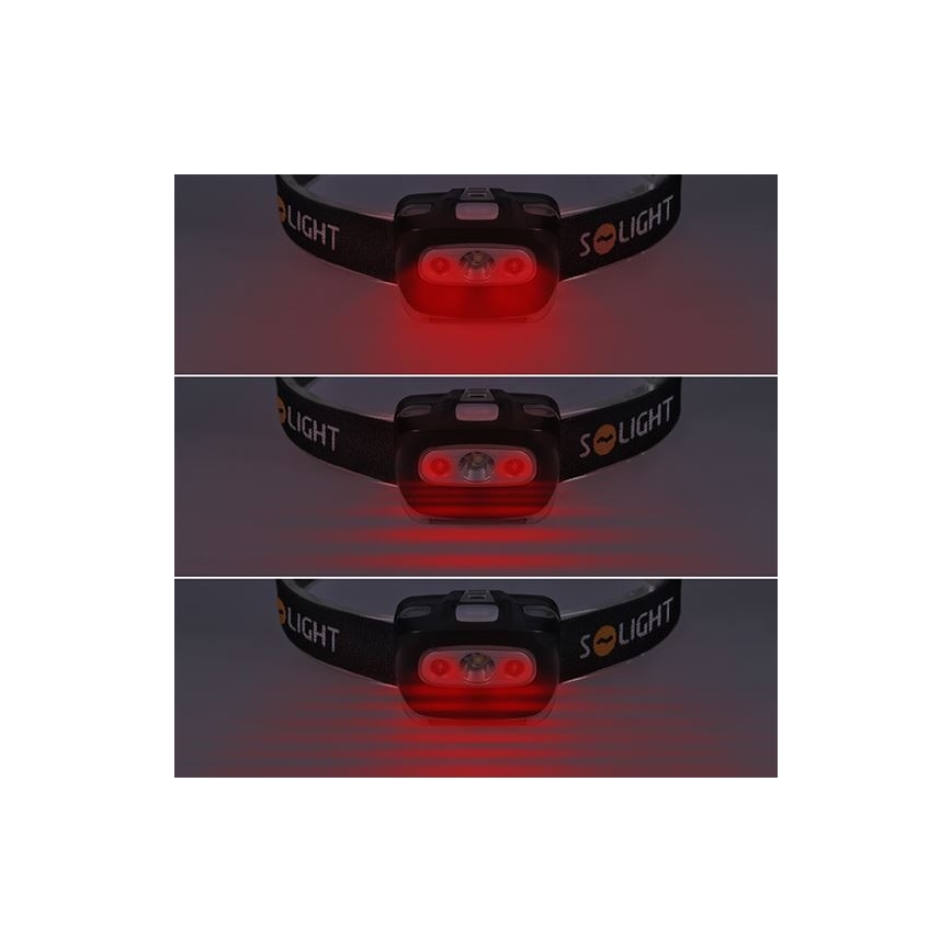 LED Galvas lampa LED/3W/3xAAA