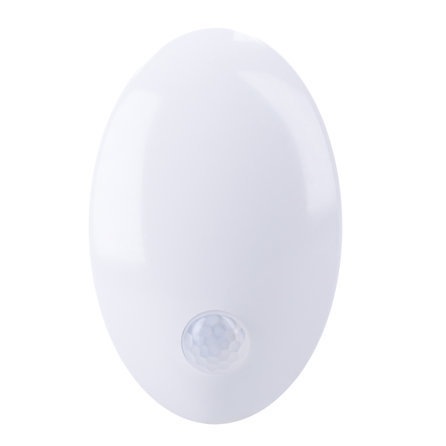 LED Kontaktligzdas orientācijas lampa ar sensoru LED/0,7W/230V 3000K