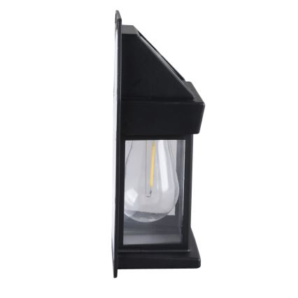 Regulējama LED saules laterna ar sensoru LED/3,7V IP44 1200 mAh
