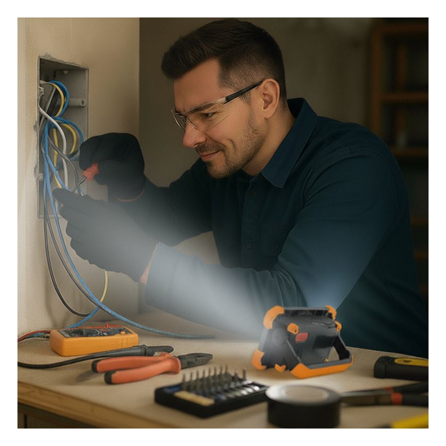 Uzlādējamais LED prožektors LED/10W/3,7V 4400 mAh